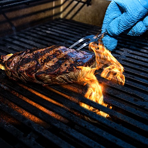 Grill Armor Revolutionary Oven Gloves – The Only Heat Resistant Gloves That Are Both EN407 Certified Up To 932°F & 100% Waterproof – BBQ Gloves For Cooking, Grilling, Baking - Thumbnail 2