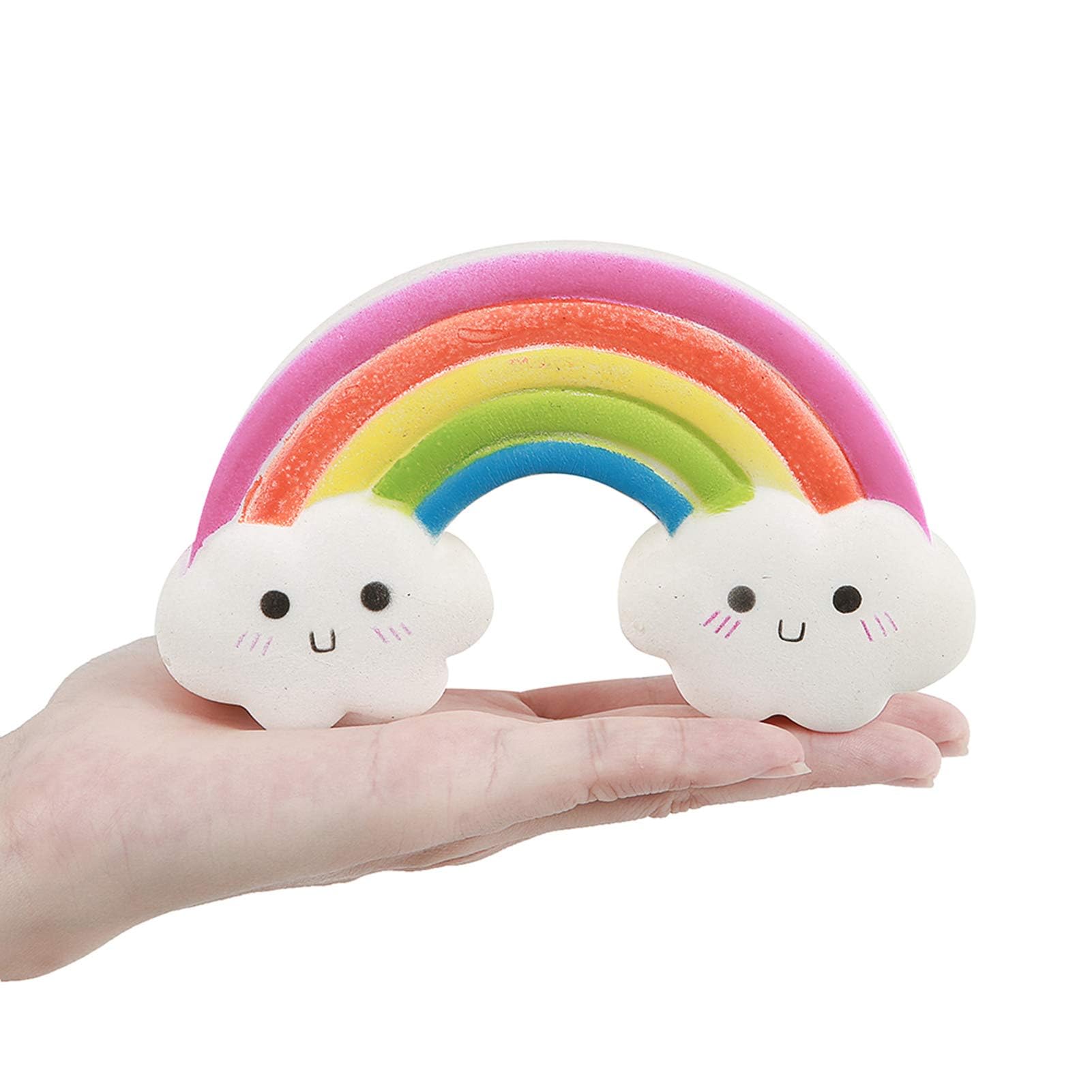 Anboor Squishies Rainbow Bridge Slow Rising Stress Toys Kawaii Scented Soft Squishies Fidget Toys