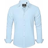 Scotch & Soda Men's Modern Fit Stretch Dress Shirt - Slim Silhouette for Business, Formal Events, Office & Casual Wear