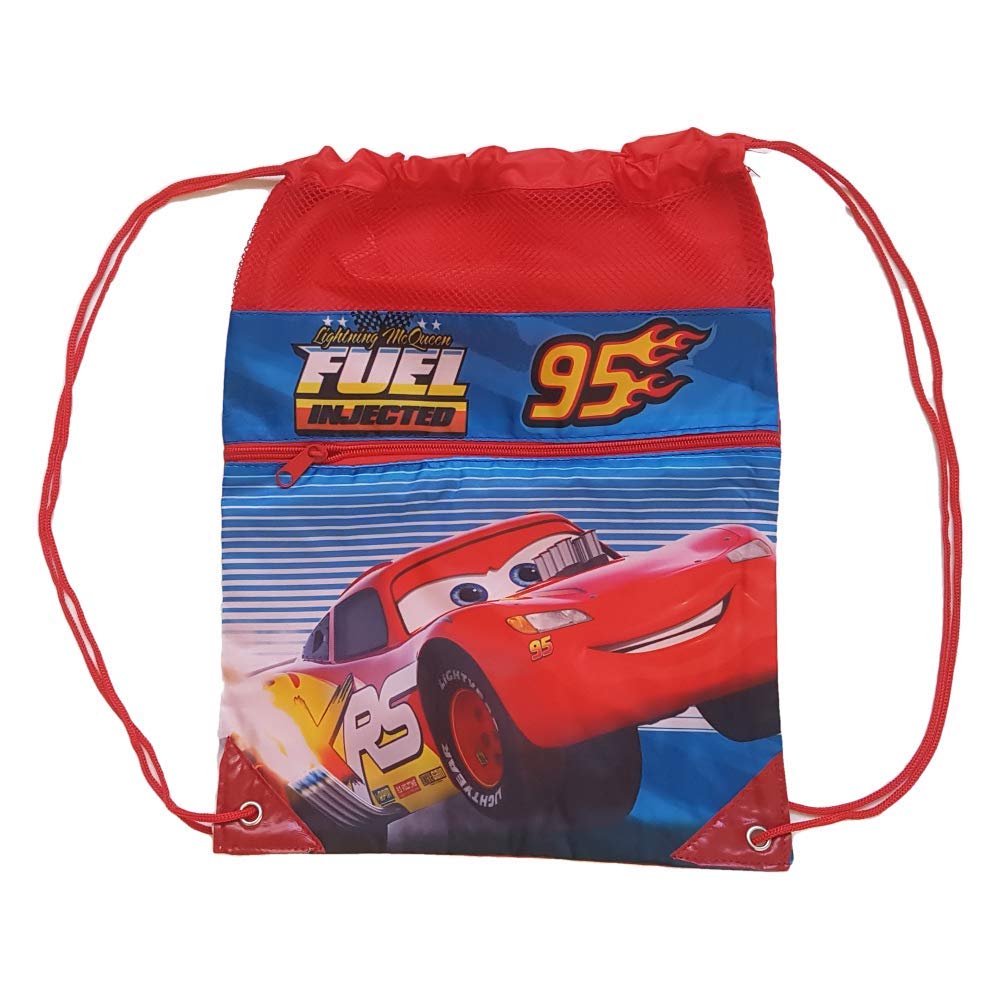 Cars Cordones Gym Bag 42 cm Children's Fitness and Exercise Gym Bag, Unisex, Multicoloured (Multicoloured), 42 cm
