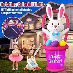 Danxilu Easter Inflatables Decorations, 7 Foot Blow