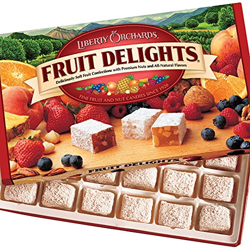 Liberty Orchards Fruit Delights Fruit & Nut Candies, 8 Ounce Pricepulse