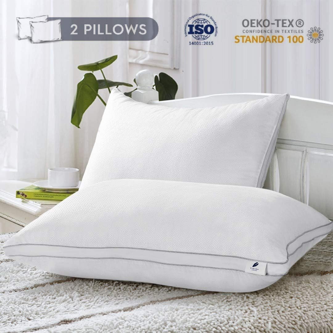 Viewstar Pillows For Sleeping King Size 2 Pack Down Alternative