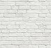 NextWall Vintage Whitewashed Brick Peel and Stick Wallpaper