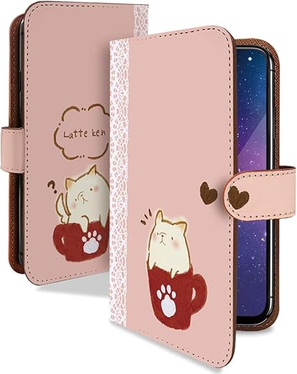 Amazon Co Jp Rakuten Hand ケース 手帳型 携帯ケース ラテ 犬 ピンク イヌ マグカップ犬 ピンク おしゃれ 楽天 ラクテン ハンド スマホケース Rakutenhand 動物 アニマル柄 カメラレンズ全面保護 カード収納付き 全機種対応 T0853 家電 カメラ