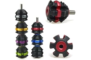 ZSHJGJR Archery Stackable Bow Stabilizer Ball Reduce Shock Absorber Balance Bar Vibration Damper Silencer for Recurve Compound Bow Hunting Shooting