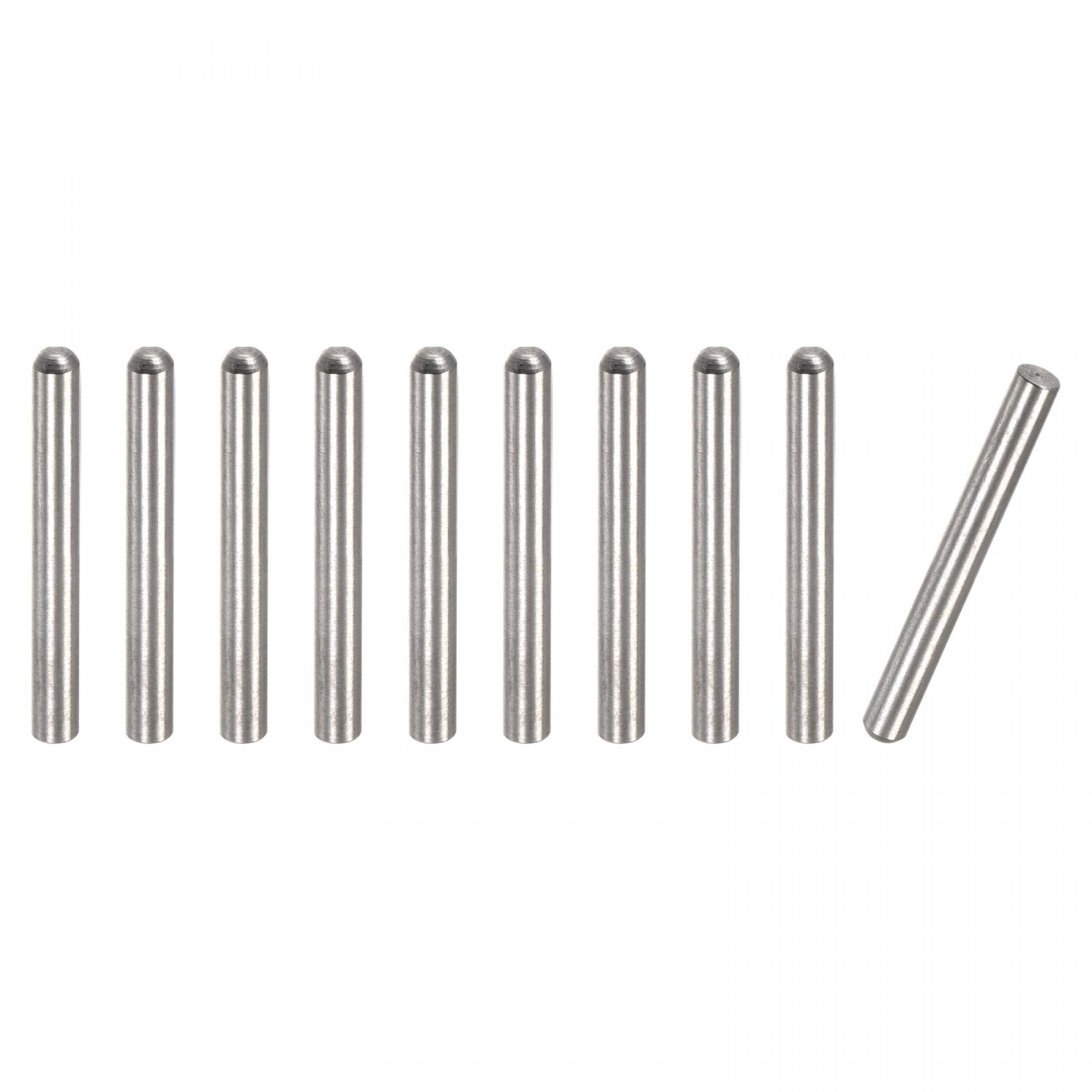 TA-VIGOR 10Pcs 3mm x 22mm Dowel Pins, 304 Stainless Steel Shelf Support Cylindrical Pin Pegs Shelf Support Pegs Fasten Elements for Furniture, Cabinets, and Mechanical Applications