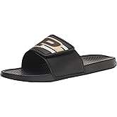 FOCO Men's NBA Team Logo Sport Legacy Stripe Slide Sandals