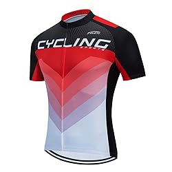 Cycling Jersey Men, Summer Short Sleeved Bike