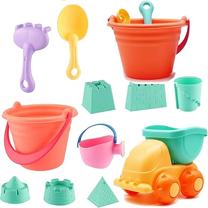 cubos de playa para bebes