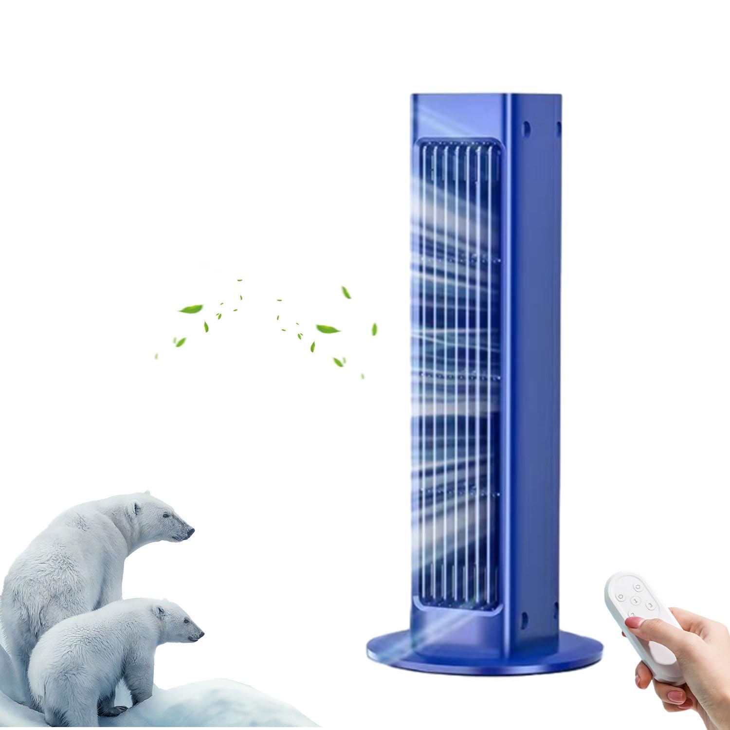 Breezamax, Breezamax Ac, Qinux Breezamax, Say Goodbye to the Heat and Humidity Immediately, Compact, Quiet and Energy-Saving (Blue, Plug-in model [ordinary model])