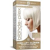 Smart Beauty Platinum Blonde Hair Dye Permanent, with Plex Anti-Breakage Technology that Protects Rebuilds Restores Hair Structure, Permanent Hair Colour, Bleach Hair Dye, Vegan, Cruelty Free