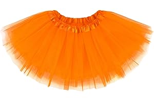 Olreco Tutu for Women Adults 5 Layered Tutu Skirts for Women Halloween Tutus Adult Tutus Womens Tulle Skirts 80s Fluffy Skirt
