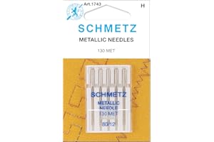 SCHMETZ Metallic Machine Needles-Size 12/80 5/Pkg