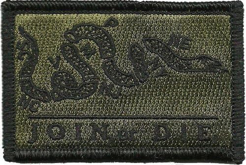 KM Outfitters (Join Or Die - Olive Drab) Patch