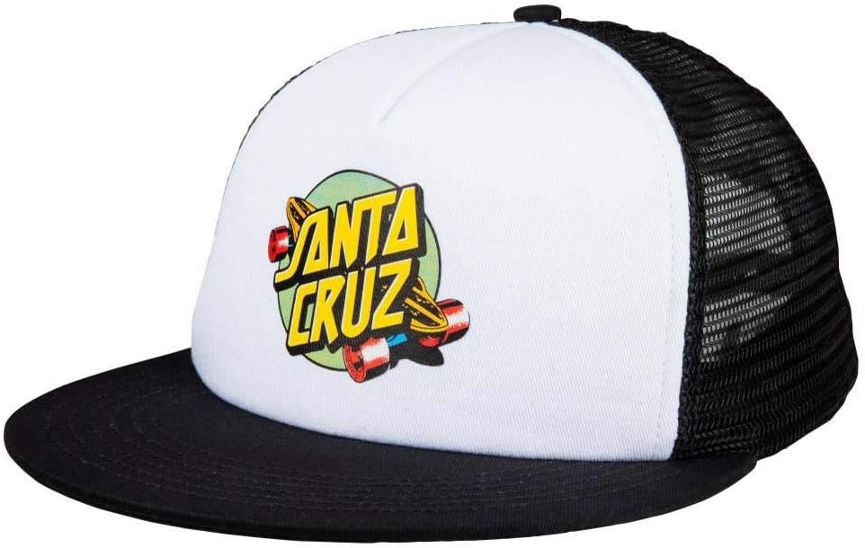 Santa Cruz Summer of 76 Trucker Mesh Cap Back White Black