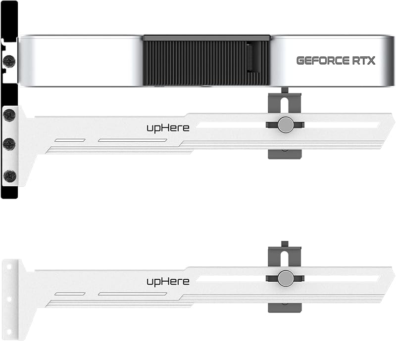 upHere White GPU Brace Support Video Card Sag Holder Bracket G276WT