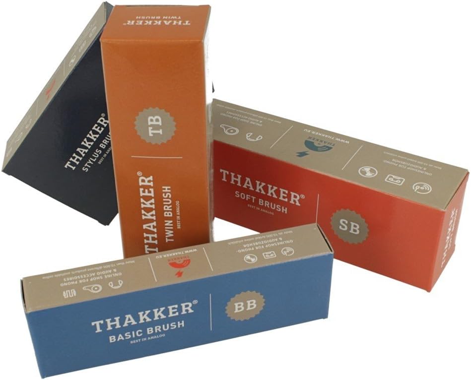 THAKKER Soft Brush - Antistatic Record Brush with velvet Pad incl. needle Brush - Image 4