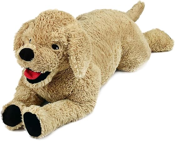large cuddly dog toy