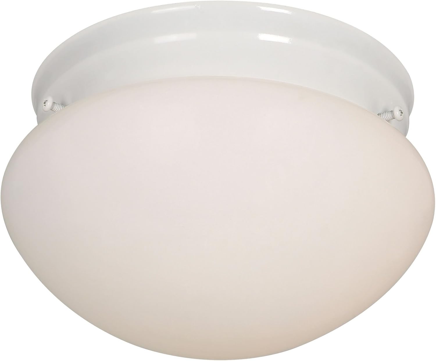 White 1 Light Ceiling Fixture Close To Ceiling Light Fixtures