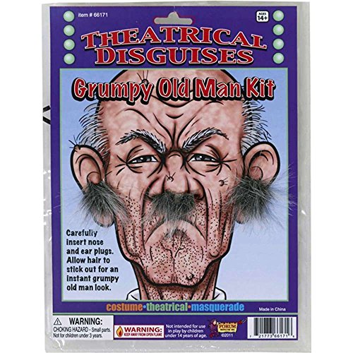 Grumpy Old Man Facial Hair Kit