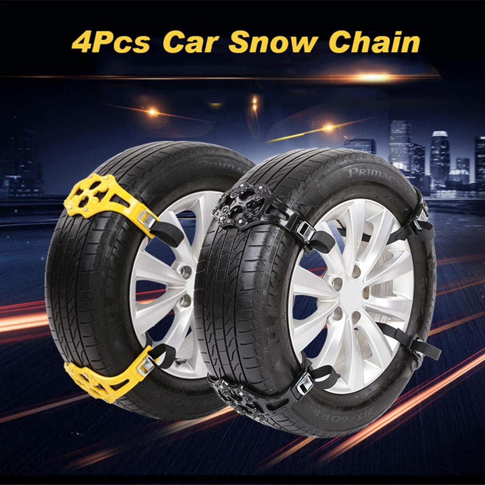Car, Light Truck & SUV Yunhigh 2pcs Snow Chains Universal Car AntiSkid
