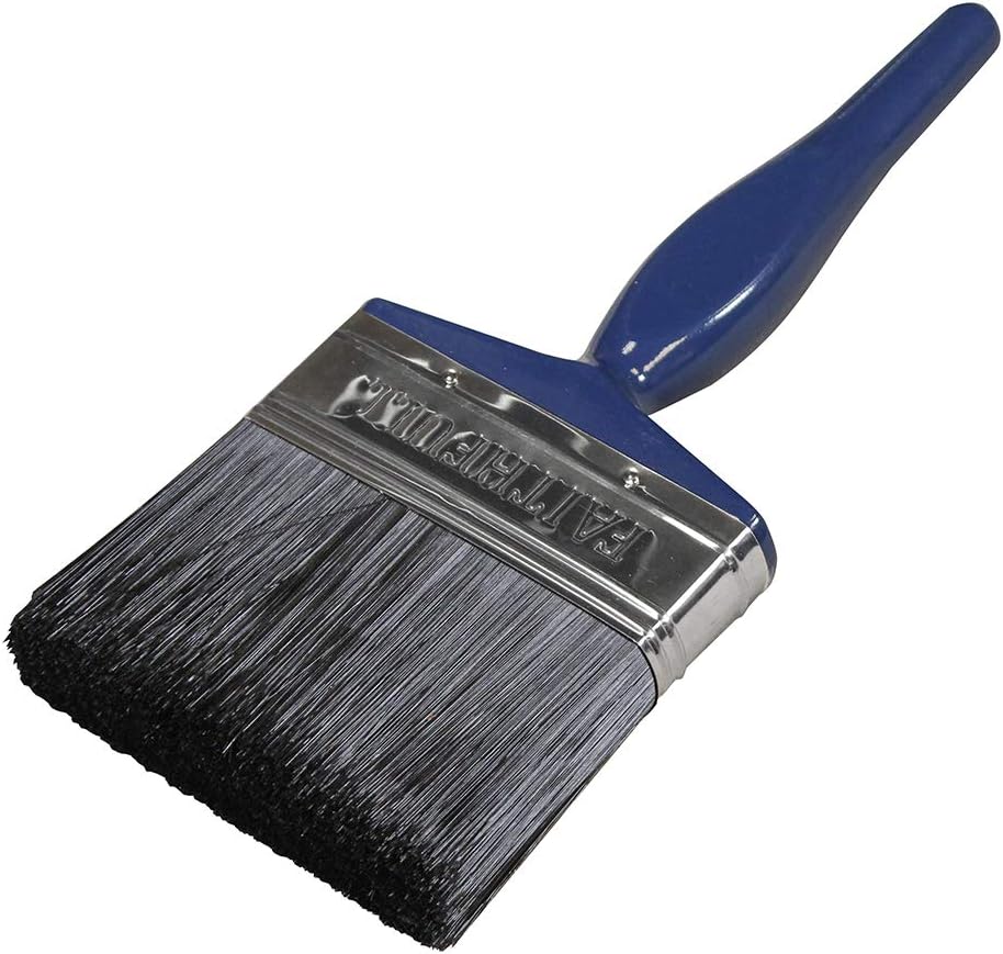 Faithfull FAIPBU4 Utility Paint Brush 4-inch, Blue, 100 mm (4 Inch)