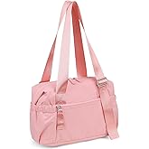 Vorspack Mini Gym Bag for Women - Small Duffle Bag Lightweight Duffel Bag with Wet Pocket Cute Sports Bag for Gym Dance Yoga - Pink