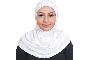 AL AMIRA One Piece Cotton Hijab – Easy Slip-On Style