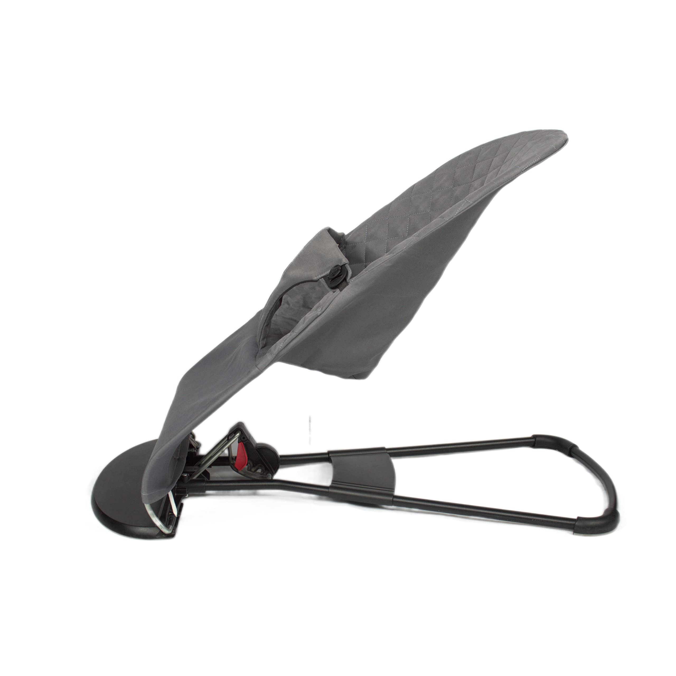 Fabric seat for Bouncer Belltop Compatible with Babyjörn Bouncer (Cover, seat): Balance, Soft & Bliss. Cover for Baby Bouncer. Baby seat for Hammock: Ergonomic fit. Hypoallergenic - Grey