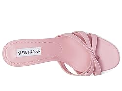 Steve Madden Women's Cary Heeled Sandal, Pink
