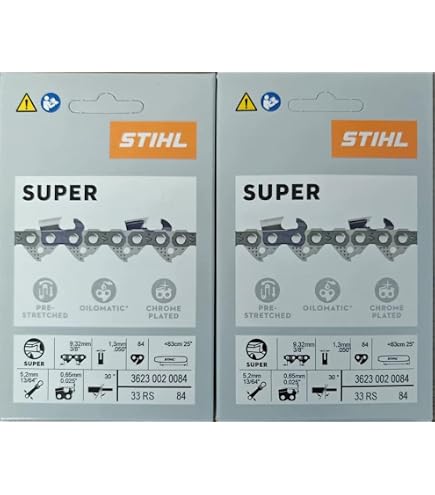 Amazon.com: .063 3/8 STD 84 DRIVE LINK CHISEL CHAINSAW CHAIN