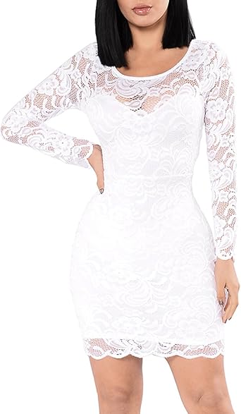 amazon white lace dress