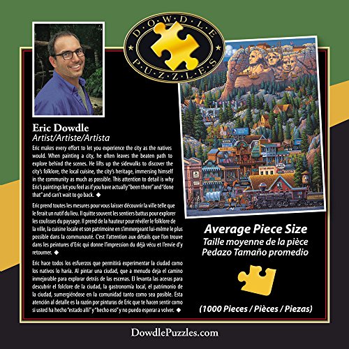 Jigsaw Puzzle - Mount Rushmore 1000 Pc By Dowdle Folk Art