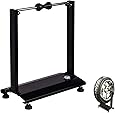 TiAMAHAUL Portable Motorcycle/Bicycle Wheel Balancer, Rim Tire Balancing Spin Static Truing Stand w/Adjustable Centering Cones