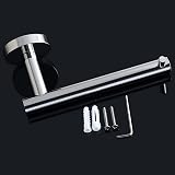 Sayayo Chrome Toilet Roll Holder SUS304 Wall Mounted Loo Tissue Bar EGYT6130-C view 8