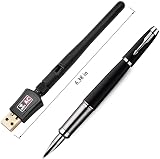 WeChip 600Mbps WiFi USB Adapter 2.4/5GHz AC Wireless Dongle for PC Laptop Win view 7