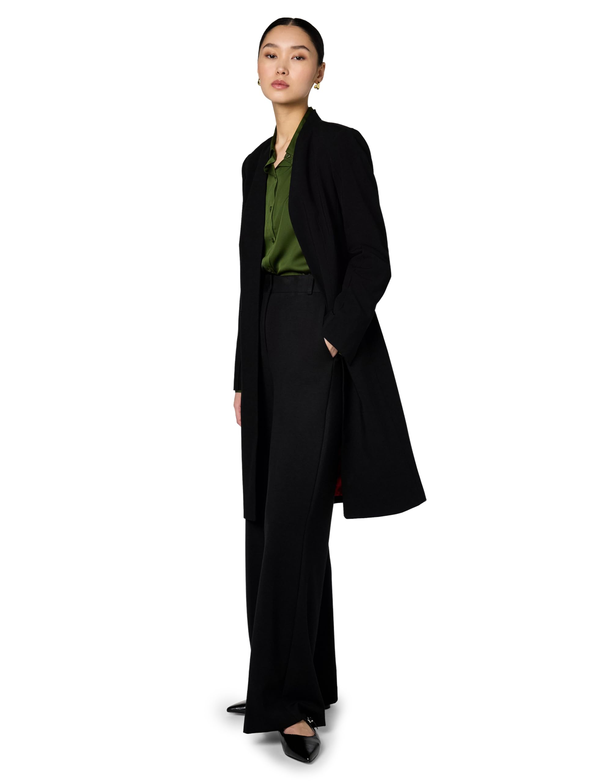 HALSTON H Women’s Suits Jacket, Black, 12