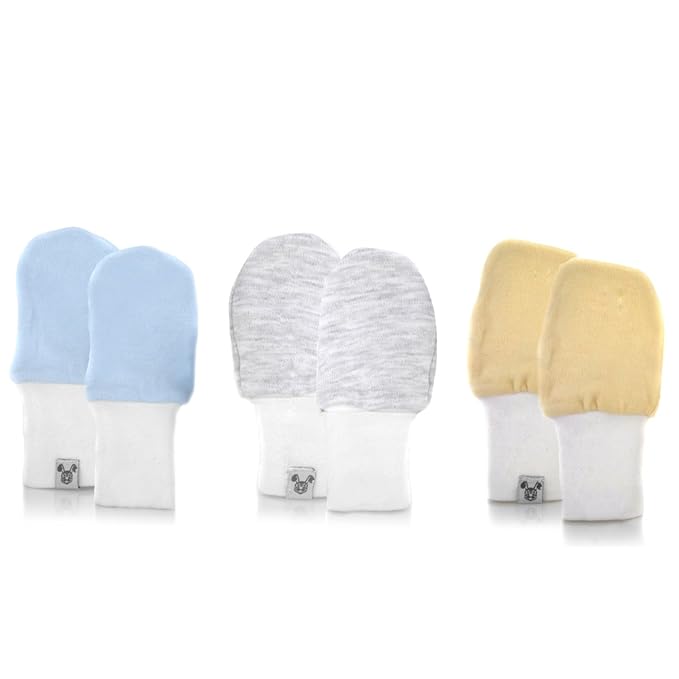 high contrast baby mittens