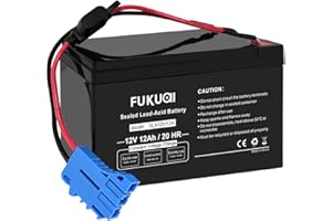 Fukuai Replacement Compatible with Peg Perego 12 Volt 12Ah Rechargeable Battery for Ride-On Toys