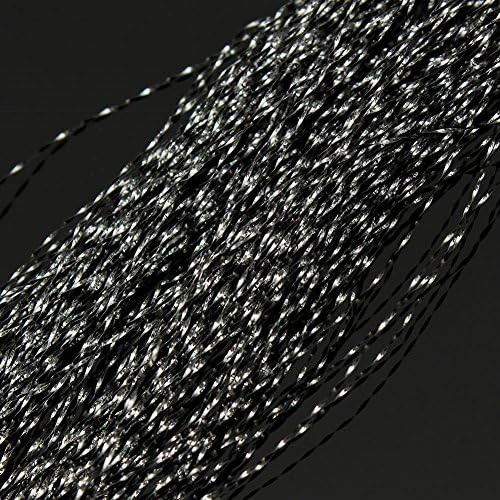 SUPEWOLD Fishing Lure Tying, 150Pcs/bag 30cm Crystal Flash Fly Tyings Material Holographic Fishing Baits Lines
