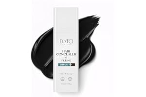BATCI HAIR ATELIER Batci Hair Concealer Cream for Thinning Hair & Bald Spots, Black Hair Root Touch-Up, Waterproof & Sweatproof Scalp Coverage, Natural Filling Cream for Men & Women, 30ml