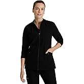 BARCO One Venture Scrub Jacket for Women - Zip Front Closure, 4 Pockets, 4-Way Stretch Women's Medical Warm-Up Jacket