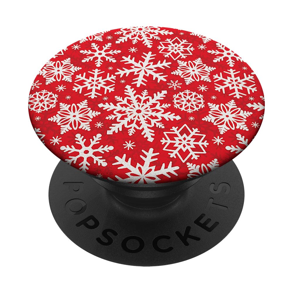 Christmas Pop Socket Snowflake PopSocket for Phone Christmas PopSockets Swappable PopGrip