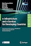 e-Infrastructure and e-Services for Developing