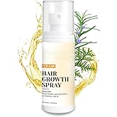 Hair Growth Spray, Hair Growth Oil Spray, with Biota Orientalis, Rosemary Oil & Biotin, Strengthens Hair Roots, Prevent Hair Thinning & Loss, Thicker Fuller Hair for Women & Men