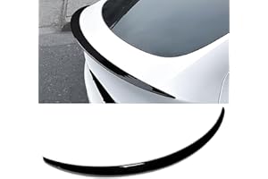 BDBO Spoiler Wing Rear Spoiler Compatible with Tesla Model y 2020-2024 Trunk Tail Rear Trunk Lid,Glossy Black Performance,Model y Accessories