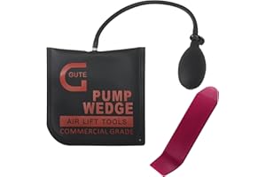 Gute Air Wedge Bag Pump, Commercial Inflatable Air Wedge Bag Tool, Professional Leveling Kit & Alignment Tool, Air Bag Tool for Variety of Jobs, 330 LB Rating,1Pcs