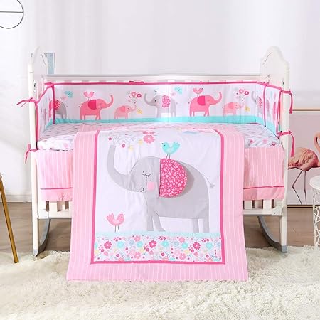 baby girl elephant bedding sets