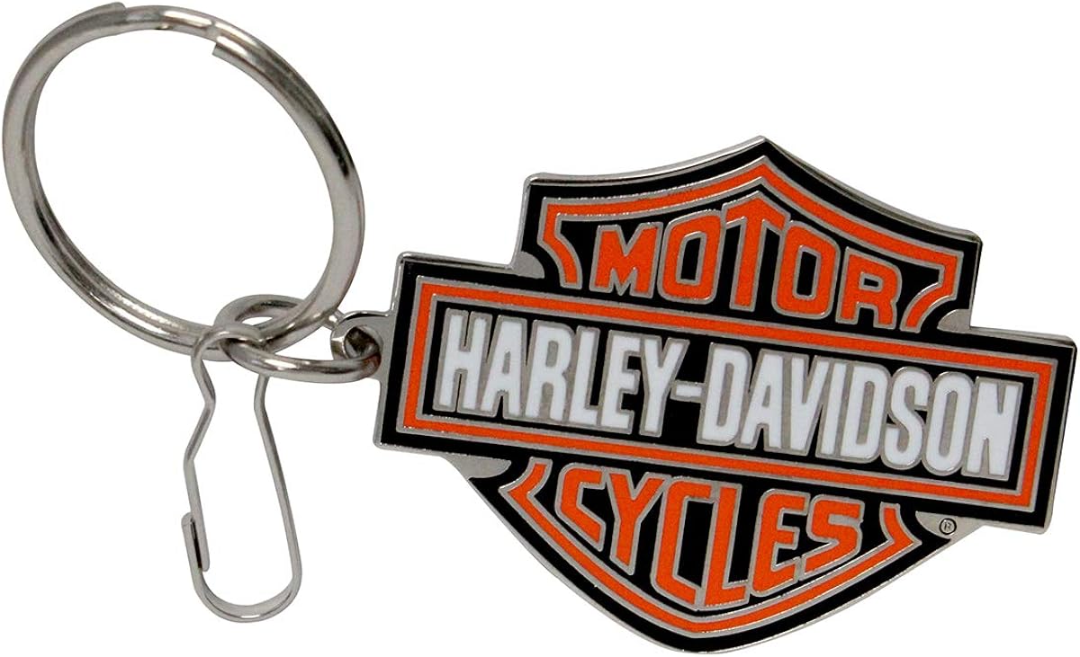 HarleyDavidson Keychain Enamel B&S Clothing